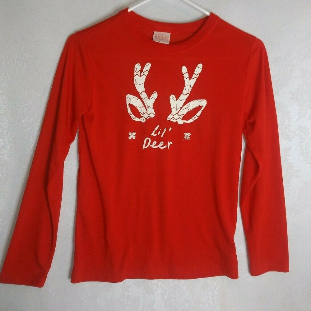 Wondershop Boys shirt size 10 Red lil deer